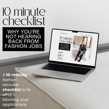 Why You’re Not Hearing Back From Fashion Jobs - 10 Minute Checklist