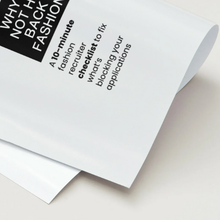 Why You’re Not Hearing Back From Fashion Jobs - 10 Minute Checklist