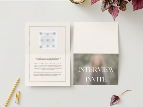 Interview Invitation Cards