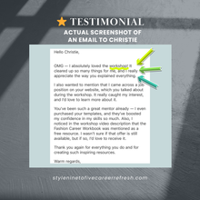 Fashion Career Workshop + Bonus Workbook | Break Into Fashion With a Fashion Recruiter