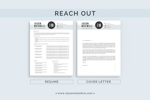 REACH OUT - Application Template