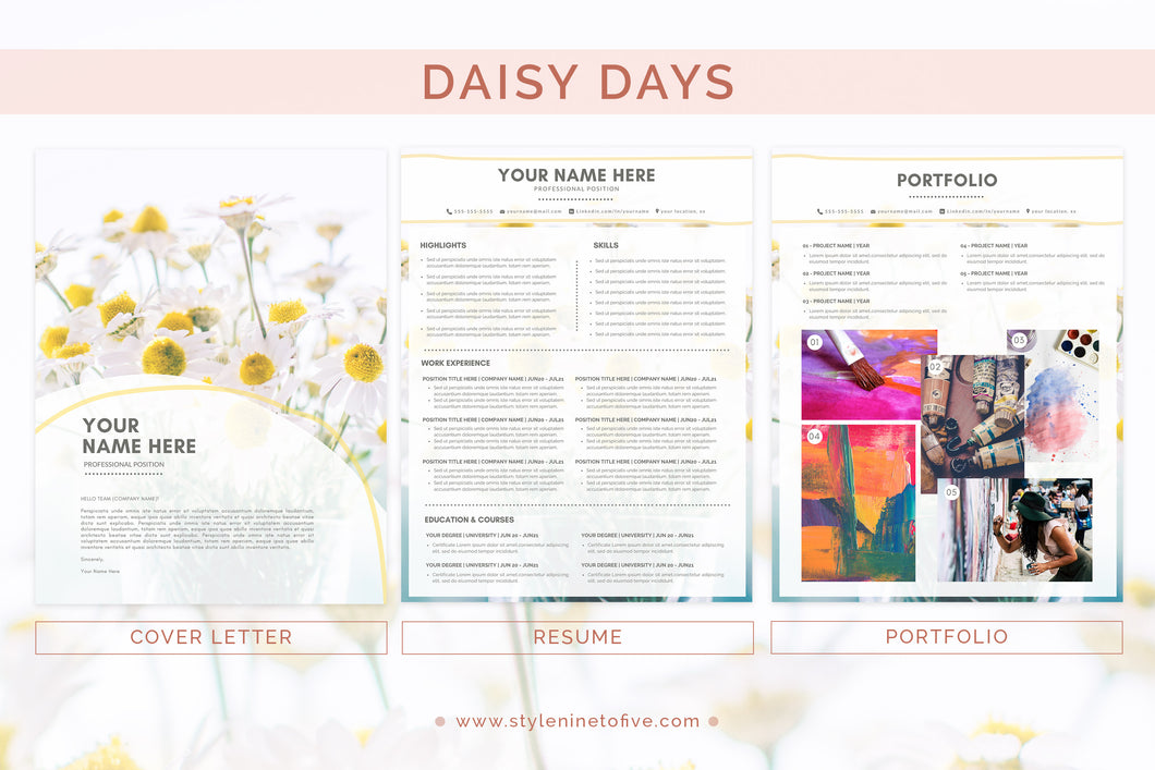 DAISY DAYS - Application Package