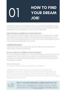 Cover Letter + Resume How-To Guide (5 Pages)