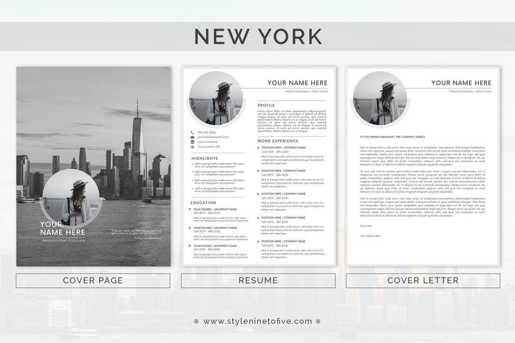 NEW YORK - Application Package