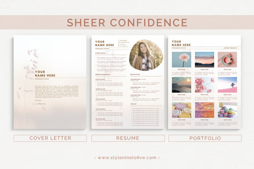 SHEER CONFIDENCE - Application Package