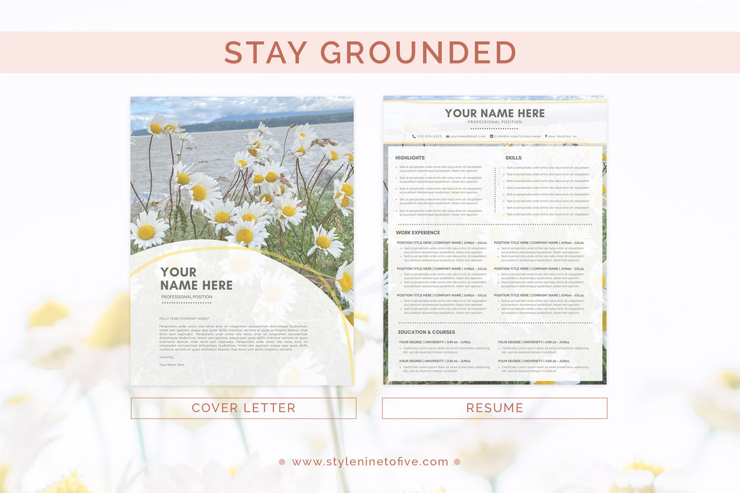 STAY GROUNDED - Application Package