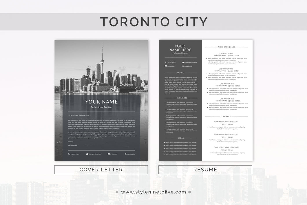 TORONTO - CITY - Application Package